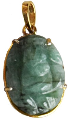 Surat Diamond Jewellery Gold-plated Emerald Sterling Silver