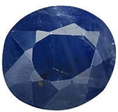 SIDHGEMS 8.25 Ratti 7.25 Carat Blue Neelam Stone Certified Natural Gemstone Sapphire Stone