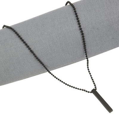 Animated F 41_JS black bar 639 Silver Stone Pendant Set