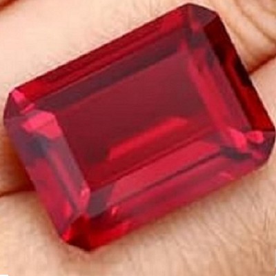 JEMSPRIME JEMSPRIME 7.25 Ratti 6.25 Crt Natural Burma Ruby Manik Birthstone Original Ruby Stone