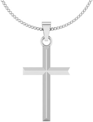 Iski Uski Store Good Shepherd Cross Gold Pendant Platinum Sterling Silver Pendant