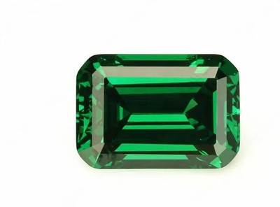 jemskart 7.25 Ratti 6.25 Crt Natural Emerald Stone Lab Certified Zambian Panna Stone Emerald Stone