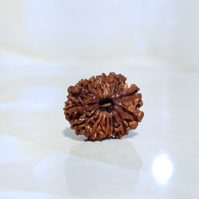 RatanBazar Natural 15 mukhi rudraksha shiv beads with lab certificate Wood Pendant