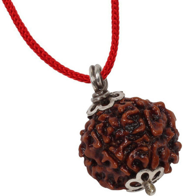 3SIX5 6 Mukhi Rudraksha Nepali Six Face Nepal Rudraksh Pendant With Lab Certificate Silver Wood Pendant