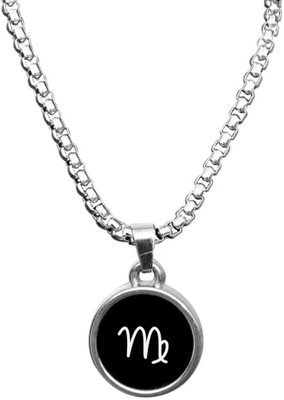 M Men Style Elegant Zodiac Sign Pendant Shine with Confidence Necklace Metal Pendant