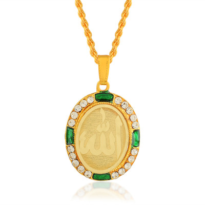 morir Gold-plated Cubic Zirconia Brass Pendant