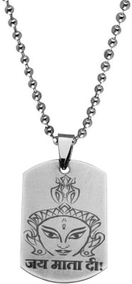 Shiv Jagdamba Religious Godess Jay Matadi Pendant Necklace Chain Sterling Silver Stainless Steel Pendant