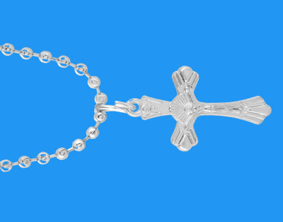 Dynamic Retail Global Rhodium Plated Stainless Steel Chain Set