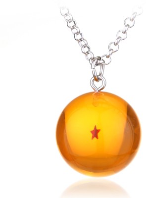 RVM Jewels 1 Pcs New Anime Dragon Ball Z 1 Star Pendant Necklace Gift Set for Boys and Men Alloy