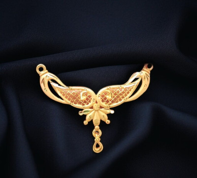 DIVS FASHION GOLD DESIGN MANGALSUTRA PENDANT Gold-plated Brass Pendant Set