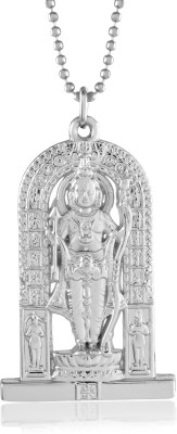 memoir Brass Silver plated Ayodhya Ram lalla pendant Men Women Brass Pendant Set