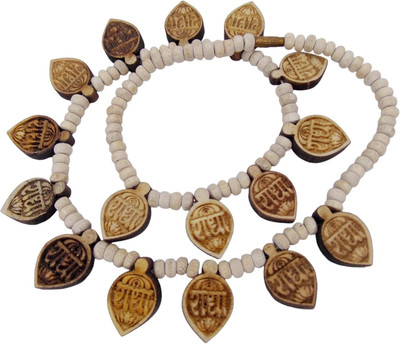 Shirjewellery589 Gol Moti Tulsi Kanthi Mala Original Wood Locket
