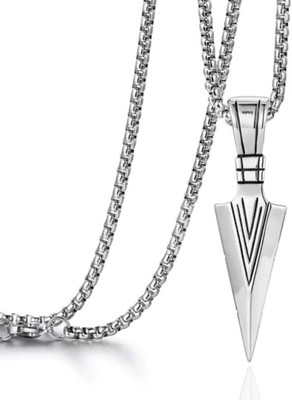 m a enterprises F 496_new_JSE-silver arrow 8552_529 Stone Pendant Set