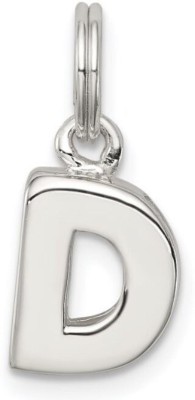 CuteKart 925 Sterling Silver Script Letter D Initial Monogram Name Charm Necklace Pendant Sterling Silver Pendant