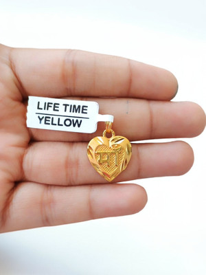 privyani MICRO GOLD PLATED Gold-plated Brass Pendant