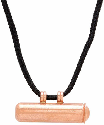 DULCI Copper Good Luck Openable Drum Shape Taviz, Tabeez, Pendant with Black Thread to Protect from Evil Eyes Unisex Kids Born Babies Copper Copper Pendant