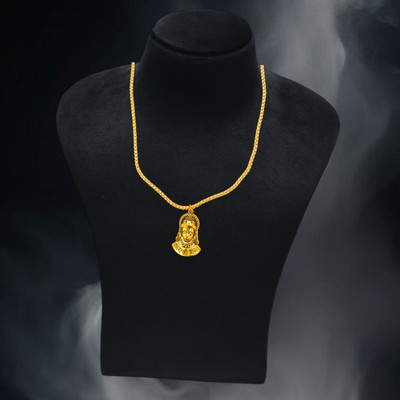 JagatguruShop Trending stylish religious lord Hanuman bajrangbali Bala ji locket Gold-plated Brass, Alloy Locket