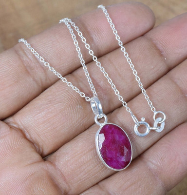 Gemzonite Ruby Stone Pendant