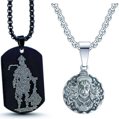 LASHIFY Fashion long chain 21 inch A-22 Brass Brass Locket Set