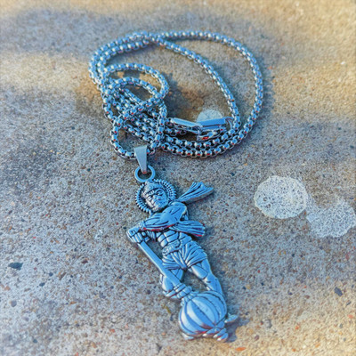 aklina Religious Chain Pendant Set Sterling Silver Alloy Pendant Set