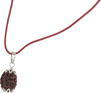 Dayalu Store Natural 3 Face Pendant Locket Silver Brass Pendant