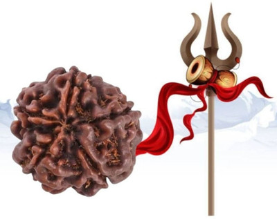 uniworldwide 5 Mukhi Nepali Rudraksha Rudraksha (Pure Silver Cap + Lab Certified) Wood Locket