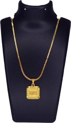 Ansh Enterpris Gold-plated Crystal Metal Locket