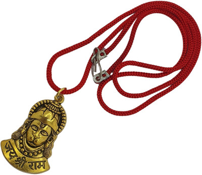 Astro Gayan JAI SHRI BAJRANGBAlI LOCKET Gold-plated Brass, Alloy Locket Set