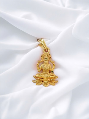 SAPNAPALACE LAXMI JI ONE GRAM GOLD CLASSIC PENDANT Gold-plated Brass Pendant