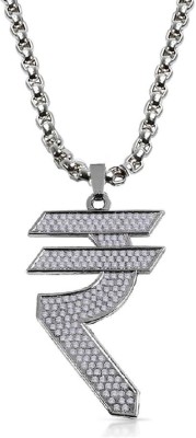 zebisco Silver Crystal, Cubic Zirconia, Diamond Stainless Steel, Silver, Crystal, Stone Locket