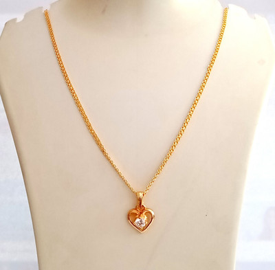 Nawab Collection Gold-plated Cubic Zirconia Alloy Pendant Set