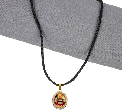 Teeragaj JAR481 Lord Jai Shree Baba Khatu Shyam/Barbarika Ji Pendant Locket Necklace Dori Stainless Steel Pendant Set