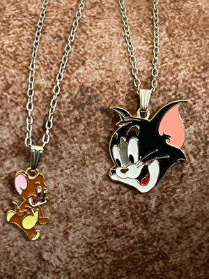 Animated F 106_JS tom jerry pen-xhyg Stone Pendant Set
