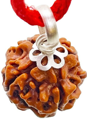 JangraBro Original 4 Mukhi Nepali Rudraksha Four Face Rudraksh Wood Pendant