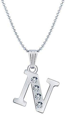 Meeko.com N name locket Metal