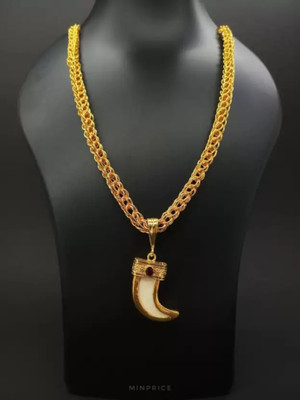 SHISHAMIVI 1 gram High Quality Indian Polished “20” Inches Gold Chain for Men and boy Gold-plated Plated Alloy Chain