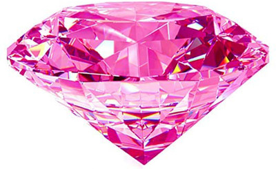 VishvMa Pink Zircon Certified Stone I Round Shape Cubic Pink Diamond Gemstone Zircon Stone Pendant