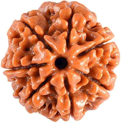Beautum Original 8 Mukhi Rudraksha Eight Face Rudraksha With Metal Capping Wood Pendant