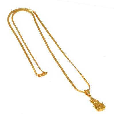 SHREEJIART LAXMIDEVI Gold-plated Metal Pendant Set