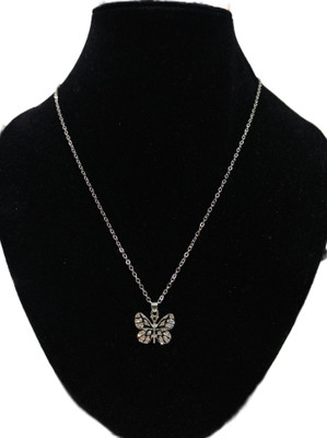 Samyak Fashions Chain pendant set Steel Pendant Set