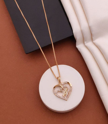 STYLISTAJEWELS pendent locket Gold-plated Alloy Pendant Set