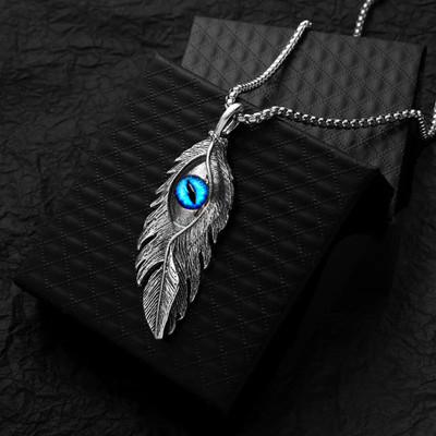 Rgulus Lockets For Men | Men Pendant | Pendant For Boys | evil eye Locket Rhodium Alloy Pendant