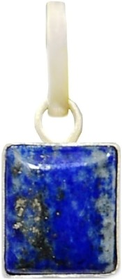 Takshila Gems Natural Lapis Lazuli Pendant 9 Carat in Silver Lab Certified Lapis Lazuli Locket Lapis Lazuli Stone