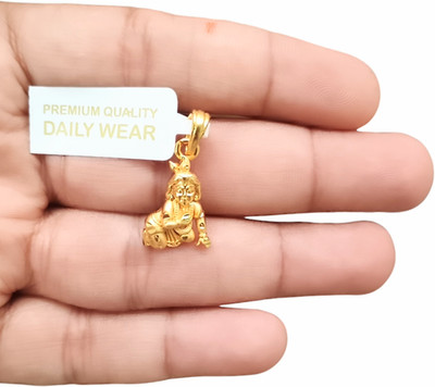 SAPNAPALACE BAL GOPAL JI GOD GOLD PENDANT Gold-plated Brass Pendant