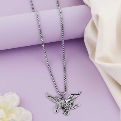 MK Gallery silver pendent set 02 Silver Brass Pendant Set