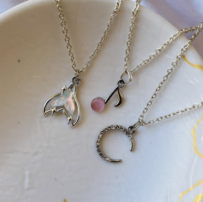 shinewithsirani Silver Alloy Pendant