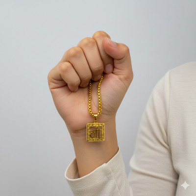 aklina 1 gm Exclusive Single Locket Set Gold-plated Alloy Locket Set