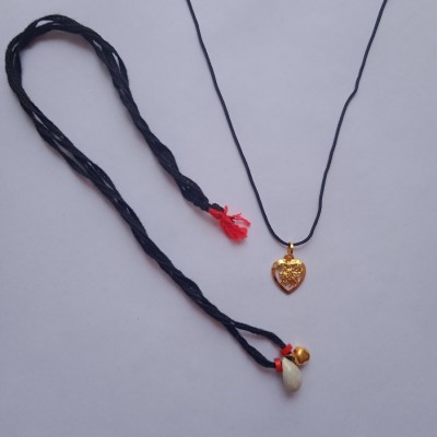 Khushi Traders Kamarband &durga Tabeez/Taweez/Amulets Nazariya kids with BlackThread 2pc Beads Brass, Cotton Dori Pendant