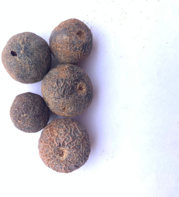 Rudraksham Rudraksha Nepali Scared Fruit (Set of 5) Wood Pendant Set