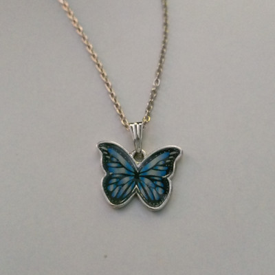 suman verma Butterfly Bliss Necklace Metal Pendant Set
